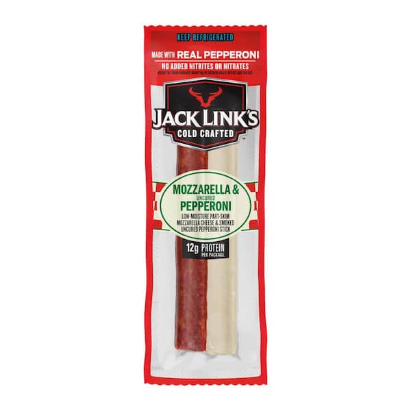 Jack Link's CC Pepperoni and Mozzarella Combo, 1.75 oz., Meat and Cheese Snack