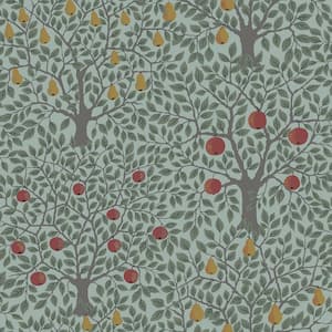 Pomona Green Fruit Tree Paper Strippable Roll (Covers 56.4 sq. ft.)