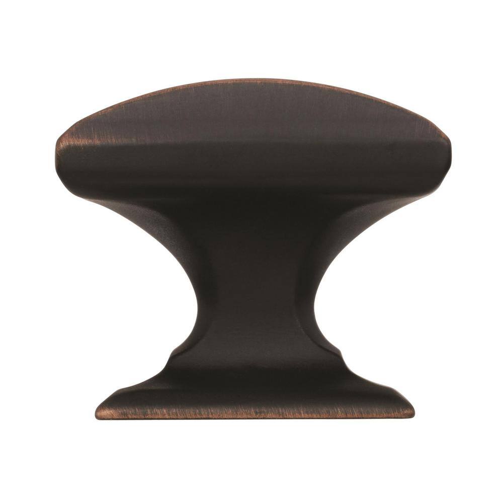 Candler Oil-Rubbed Bronze Rectangular Cabinet Knob 1-1/4 inch