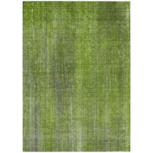 Chantille ACN552 Green 8 ft. x 10 ft. Machine Washable Indoor/Outdoor Geometric Area Rug