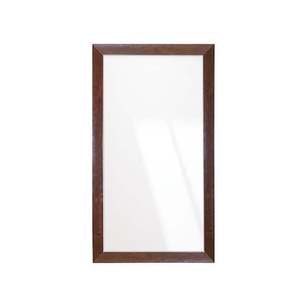 BrandtWorks Dashboard Burl Elegance Framed Mirror 32 in. W x 60 in. H