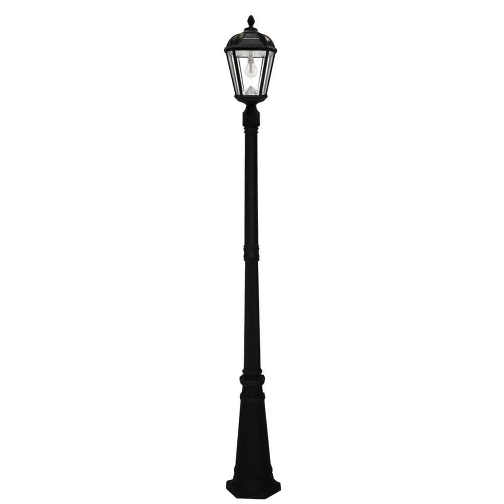 UPC 185455000093 product image for Royal Bulb Series 1-Light Black Outdoor Weather Resistance Integrated LED Solar  | upcitemdb.com