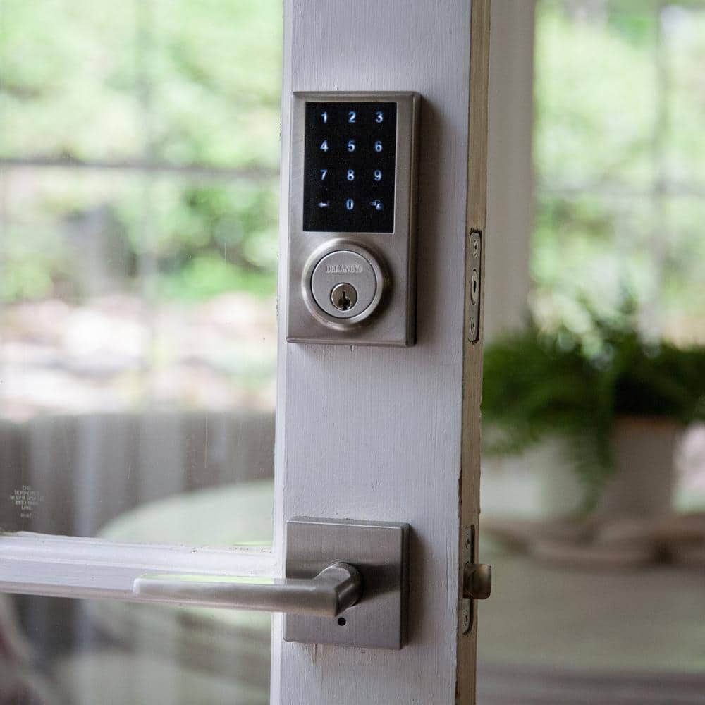 Polished Chrome Electronic Single Cylinder Deadbolt