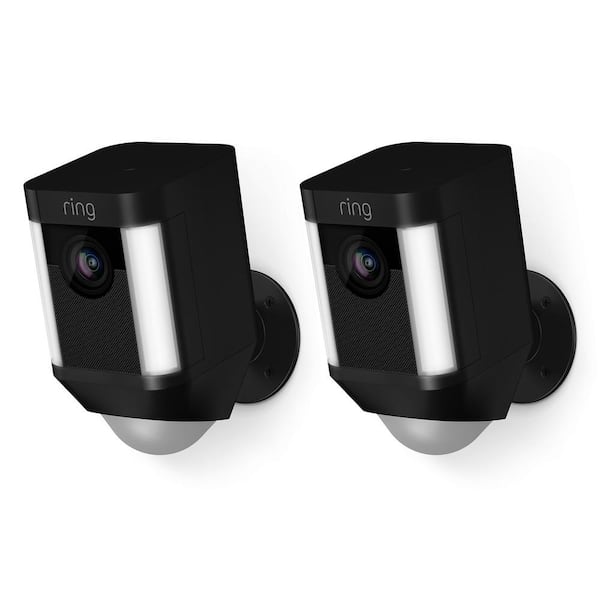 Outdoor Wi-Fi Wired Standard Surveillance Camera with Motion Activated Floodlight Black Certified Refurbished Outdoor Wi-Fi Wired Standard Surveillance Camera with Motion Activated Floodlight Black Certified Refurbished