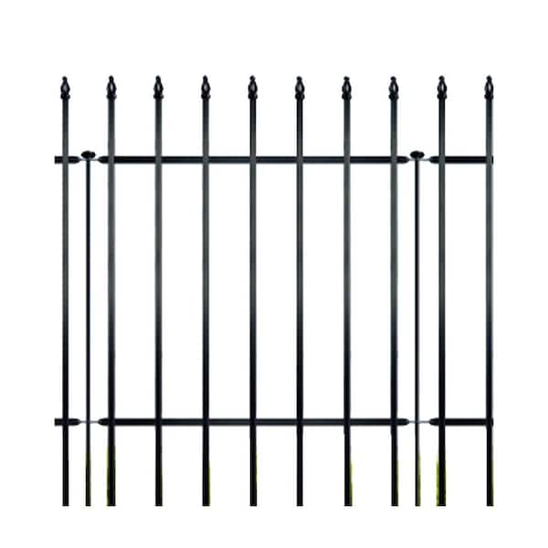 Metal Garden Fence 36 in. High x 28 in. Wide (5 Panels), No Dig Decorative Fence for Outdoor