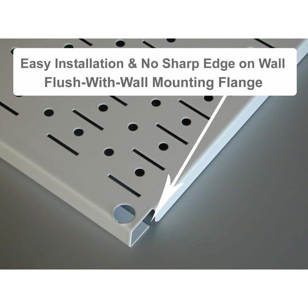 Black Steel Pegboard Tool Storage Kit with Accessories