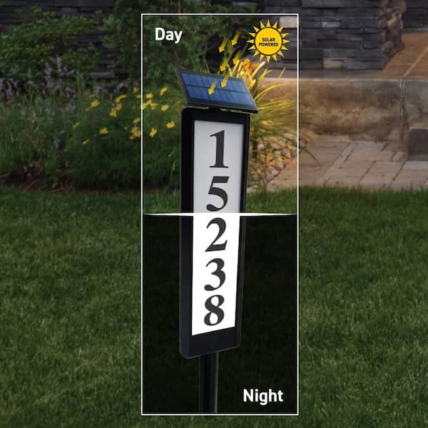 Sensor Brite Solar Powered Address Light SBTAL PD36