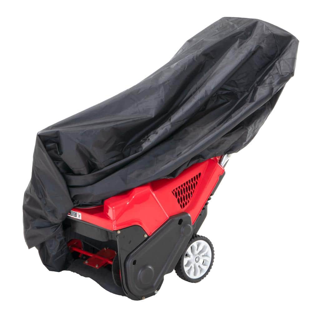 Heavy-Duty Black Vinyl Universal Snow Blower Cover