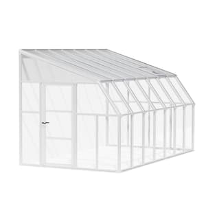 Sun Room 8 ft. x 14 ft. White/Clear Patio Enclosure and Solarium