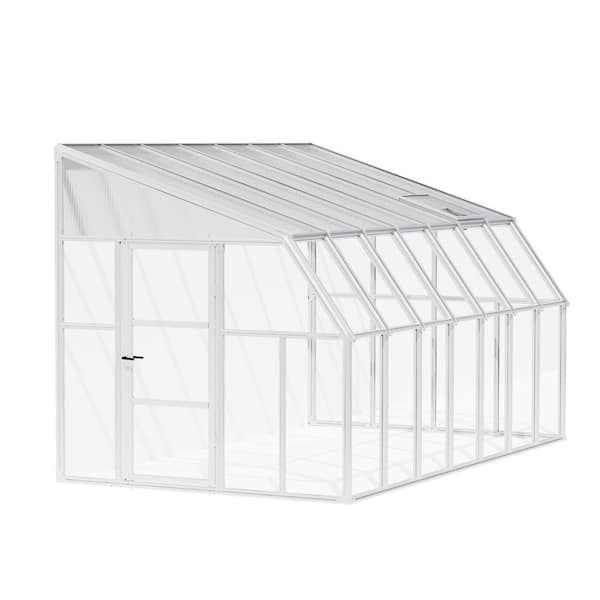 CANOPIA by PALRAM Sun Room 8 ft. x 14 ft. White/Clear Patio Enclosure and Solarium