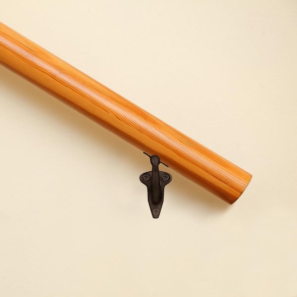 Design House Oil Rubbed Bronze Steel and Zinc Construction Standard Handrail Bracket (5-Pack)