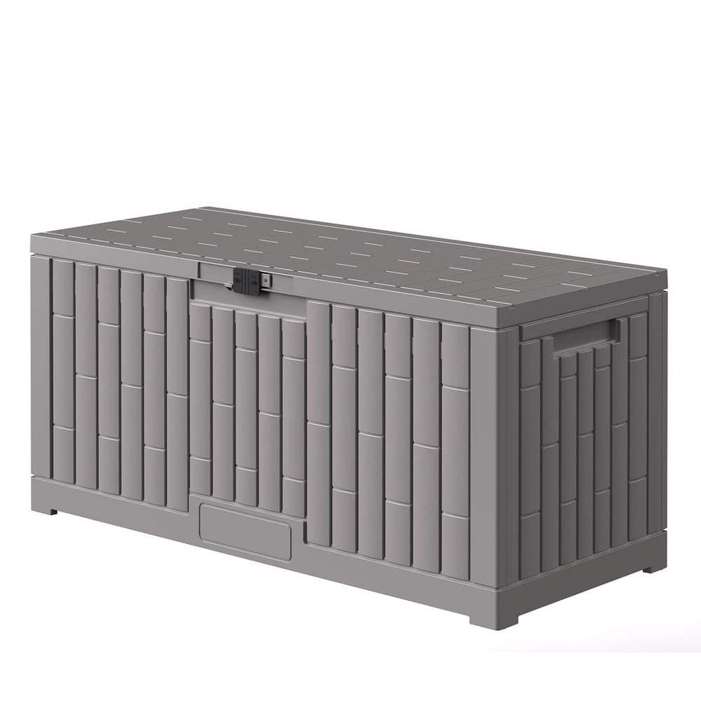 120 Gal. Polyethylene Outdoor Storage Deck Box with Lockable Lid, Hydraulic Lift and 400 lbs. Weight Capacity price history on PriceWatchPro