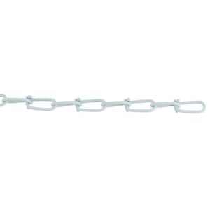 #3 x 1 ft. Steel Tenso Chain, White