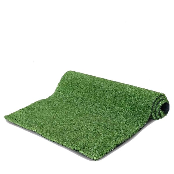 3 ft. x 16 ft. Artificial Turf for Dogs-Large Outdoor Pet Lawn with Drainage Holes, 0.78 in. Grass Height