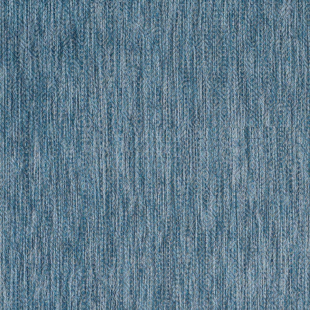 Navy Rectangular Easy Care Synthetic 9' x 12' Area Rug