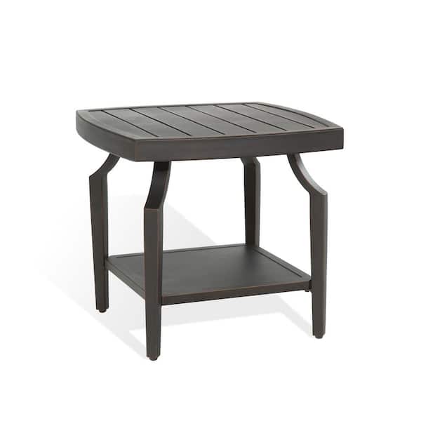 ULAX FURNITURE Tamarin Aluminum Outdoor Side Table