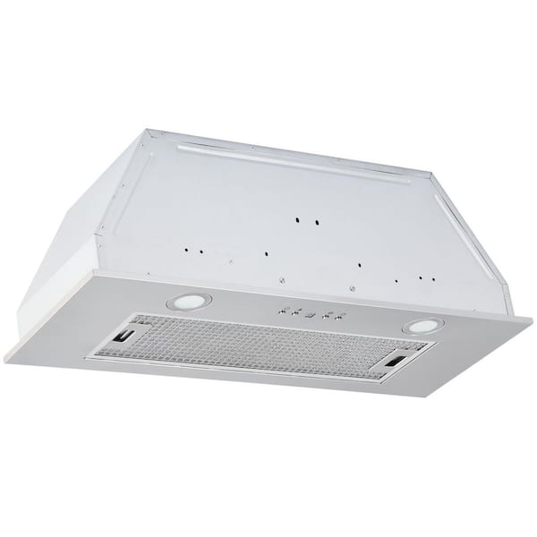 Unbranded 29.5 in. Wall Mount Kitchen Range Hood in White with 5 Levels Wind-force 1.5-Watt LED Lamps