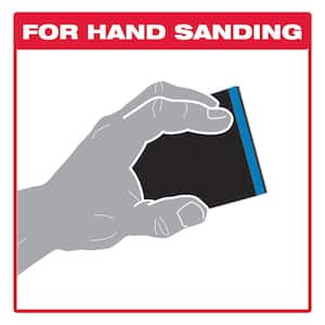 3.75 in. x 4.75 in. 220-Grit Ultra Fine Hand Sanding Sponge (100-Pack)