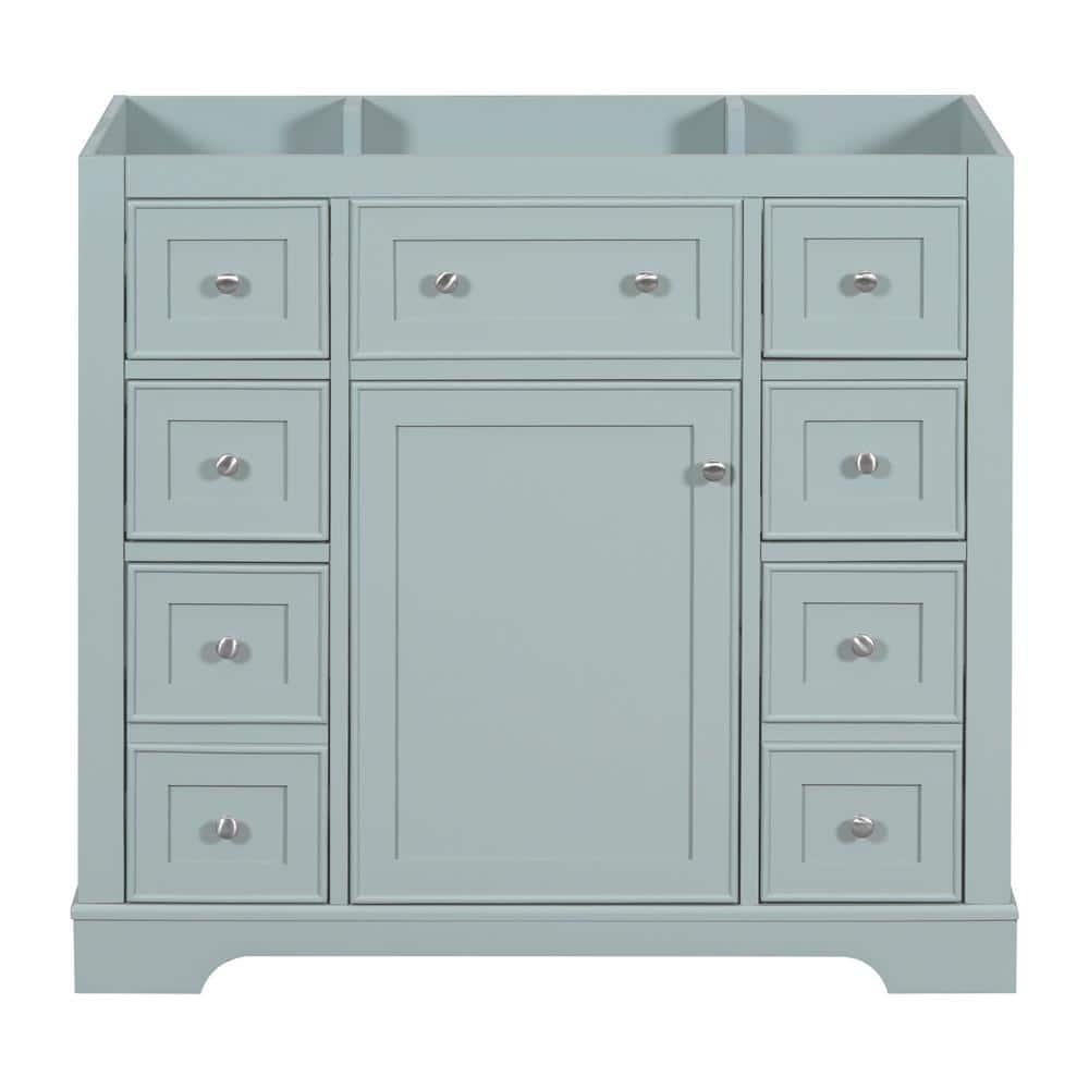 35.6 in. W x 17.9 in. D x 33.4 in. H Bath Vanity Cabinet without Top with O