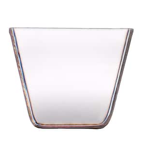 12 in. Stainless Steel Mud Pan with Non-Slip Grip and Rounded Edges