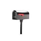 Postal PRO Madison Mailbox and Post Kit, Black PP330CBLM