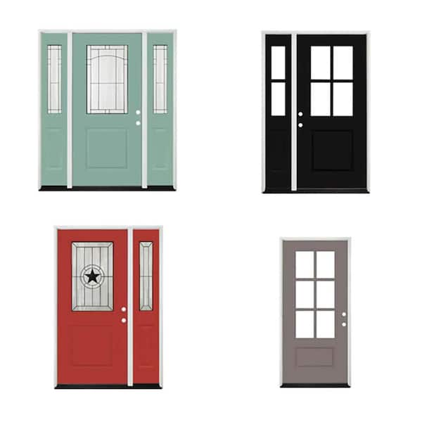 Legacy Collection Customizable Fiberglass Prehung Front Door