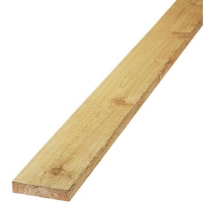 1 in. x 4 in. x 8 ft. S1S2E Cedar Board (6-Pack)