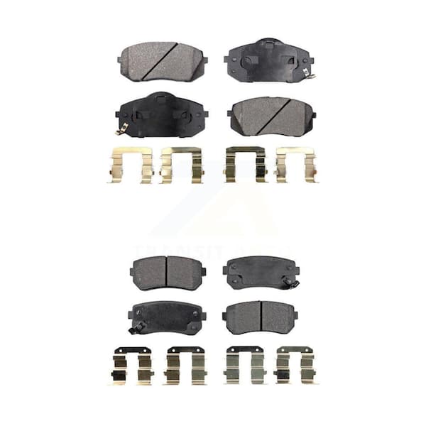 TEC Front Rear Ceramic Brake Pads Kit For Hyundai Tucson Kia Sportage Cadenza KTC-100125