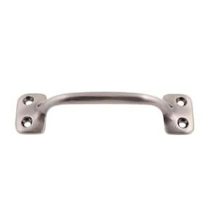 4 in. Center-to-Center Antique Nickel Solid Brass Bar Sash Lift/Drawer Pull