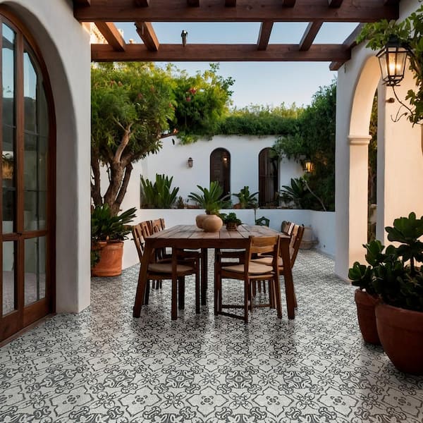 Trastevere 8 in. x 8 in. White Matte Porcelain Floor and Wall Tile (10.78 sq. ft./Case)