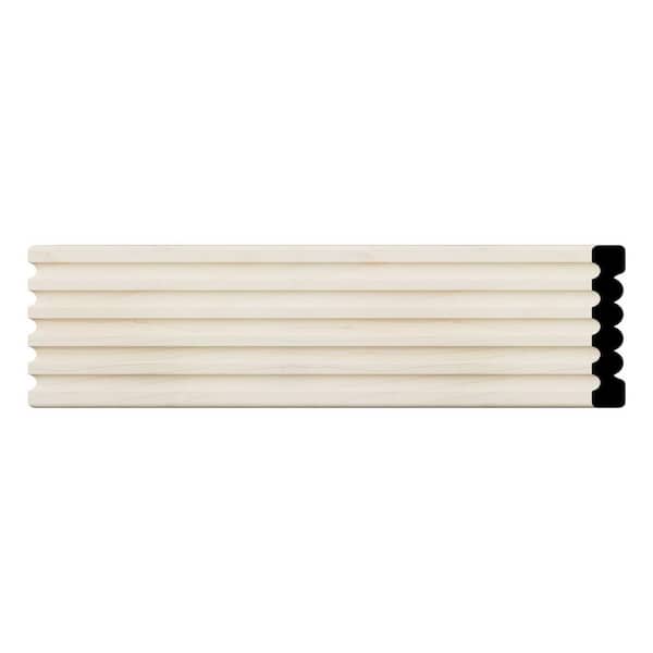 Ekena Millwork WM338 0.56 in. D x 3.38 in. W x 96 in. L Wood (Maple) Chair Rail Molding
