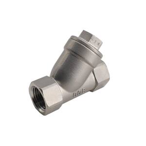 1/2 in. 316 Stainless Steel 800 PSI Full Port Y-Check Valve