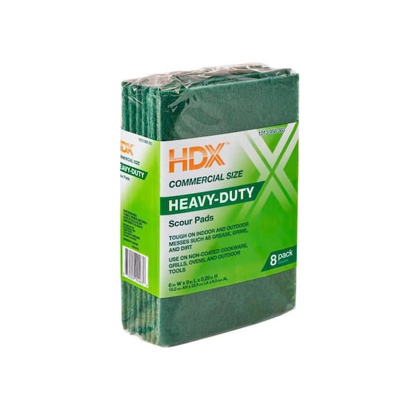 9 in. Heavy Duty Scouring Pad (8-Pack)