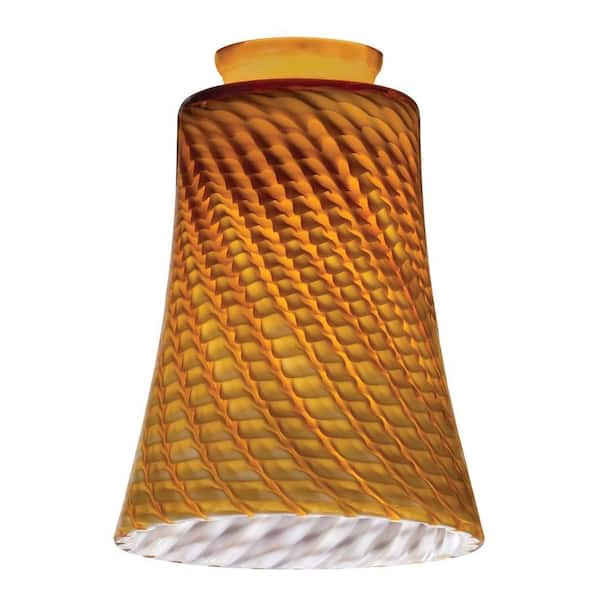 Lithonia Lighting AMBER TWT CONCAVE BELL SHADE N PDNT