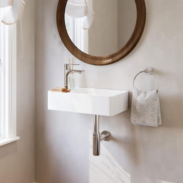 DEERVALLEY 17.91 in. x 9.84 in. Rectangular Wall Mounted Bathroom