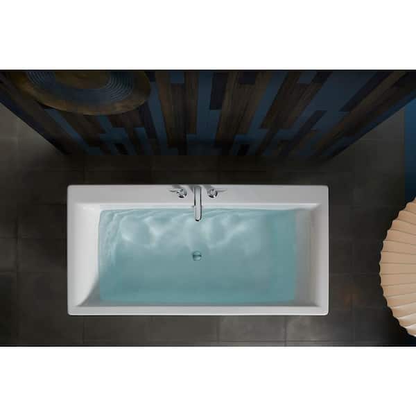 KOHLER Stargaze 72 in. x 36 in. Soaking Bathtub with Center