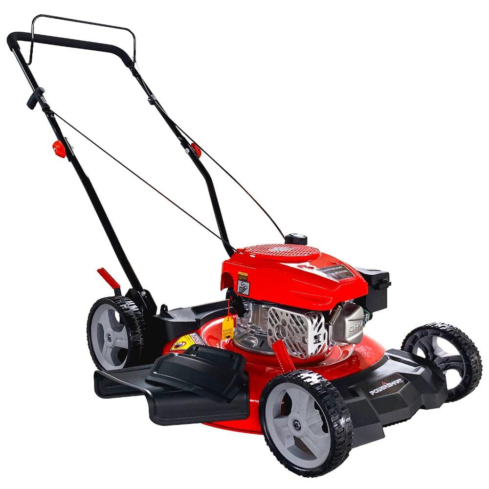 PowerSmart 21 in. 144cc 2-in-1 Gas Walk Behind Push Mower PSM2521CR ...