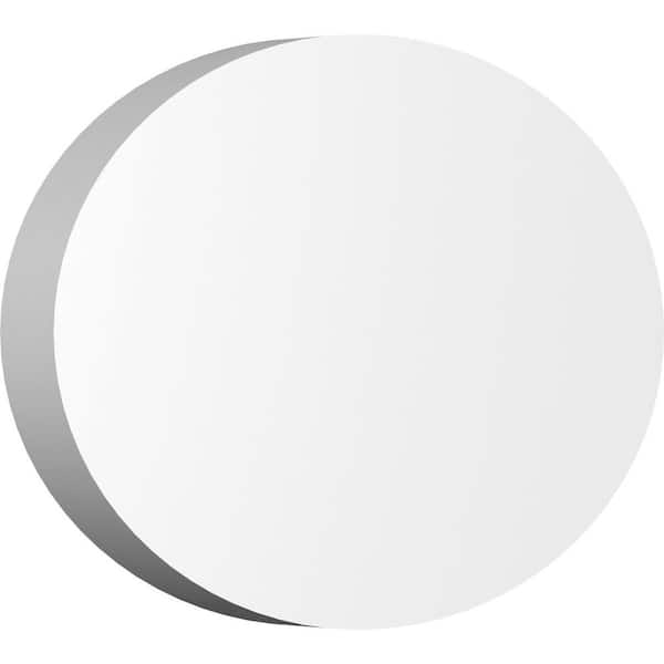 Ekena Millwork 1/2 in. x 6 in. x 4 in. Standard Dalton Rosette with Square Edge Moulding