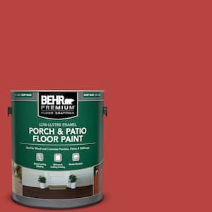 1 gal. #OSHA-5 OSHA SAFETY RED Low-Lustre Enamel Interior/Exterior Porch and Patio Floor Paint