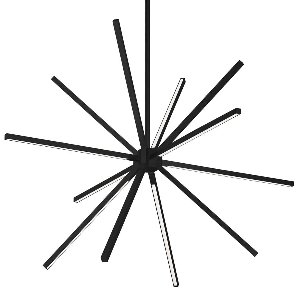 Sirius Minor Black LED Sputnik Chandelier 32.75 in