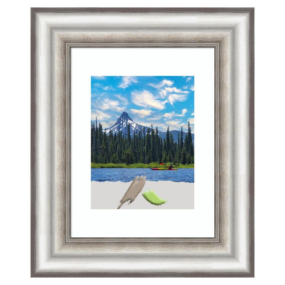 Amanti Art Salon Silver Picture Frame Opening Size 11x14 in