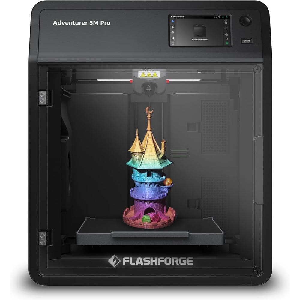 Multi-Functional Pro 3D Printer with 1-Click Auto Printing System and Quick