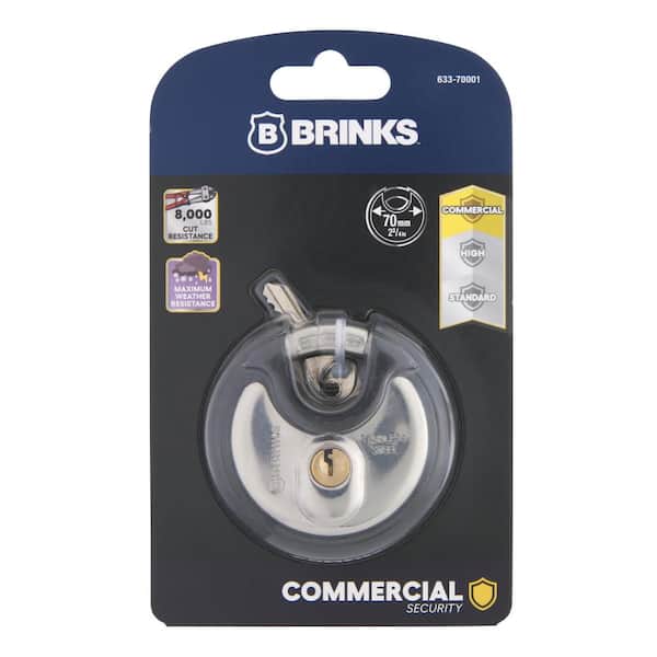 Brinks 2-3/4-in. (70 mm) Commercial-Grade Stainless-Steel Discus