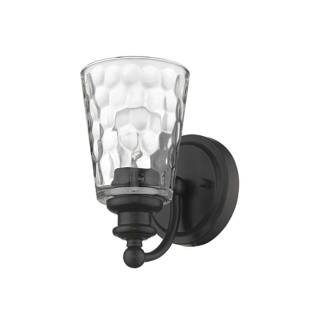 8.5 in. Clear Indoor Hardwired Sconce with No Bulbs Included price history on PriceWatchPro
