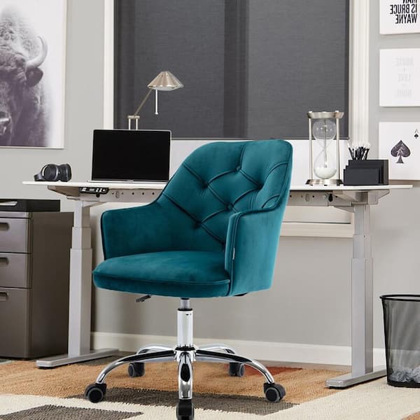 blue modern desk chair