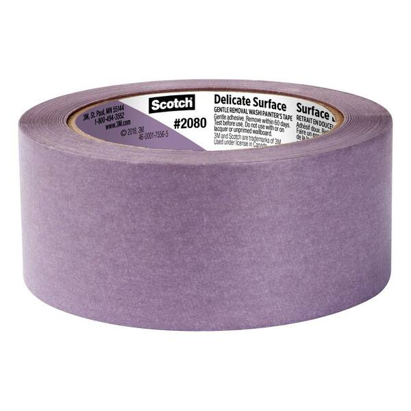 3M Scotch 1.88" x 60 yd PURPLE Delicate Medium PAINTER'S TAPE 1 pk 2080-48NC 