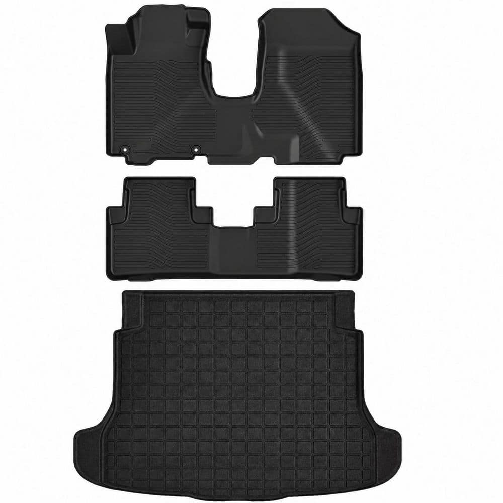 All Weather Heavy Duty TPE Car Floor Mat Cargo Mat for Honda CRV 2007-2011 Odorless Anti-Slip Liner Set price history on PriceWatchPro