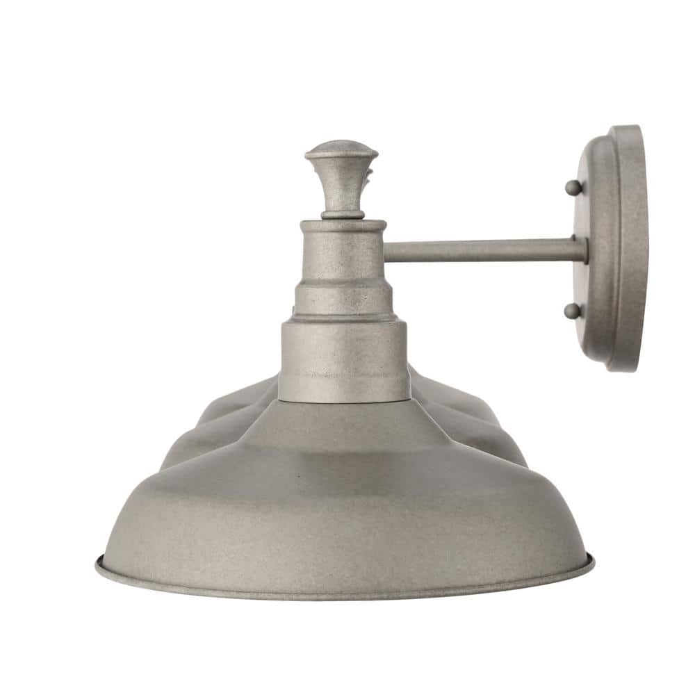 Kimball Galvanized Steel 3-Light Bathroom Vanity Fixture