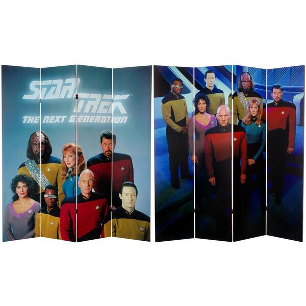 Oriental Furniture 6 ft. Printed 4-Panel Room Divider