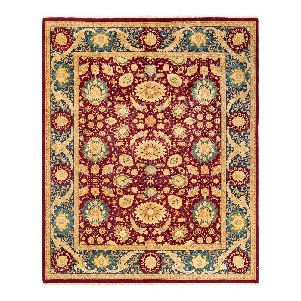 Mogul 8 ft. x 10 ft. Red Oriental Wool Indoor Area Rug price history on PriceWatchPro